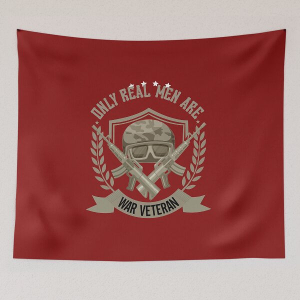 Item preview, Only Real Men Are War Veteran Unique Graphic Design - July 4th - Best Father Day Gift Idea - Memorial Day  designed and sold by family1ststore.