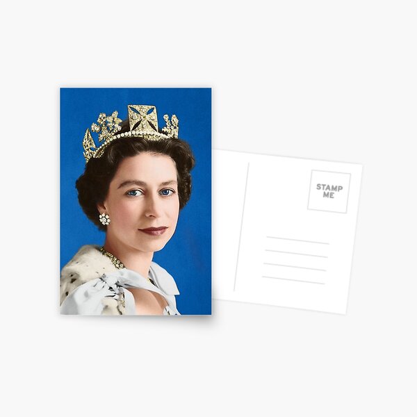 Vintage Queen Elizabeth II Postcards. Real Photo Postcards, Crown