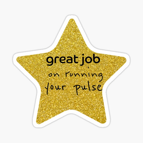 Great Job Sarcastic Gold star Sticker