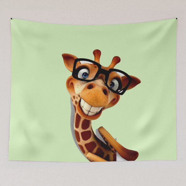Item preview, Funny Giraffe Art! designed and sold by Ina Rrrr.