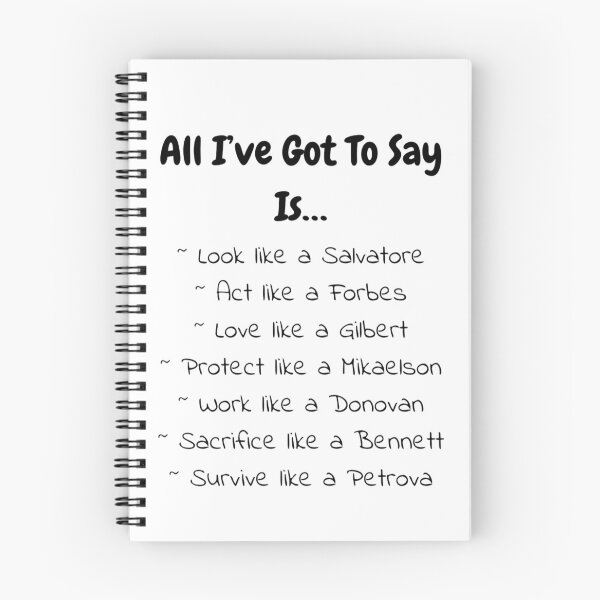 Item preview, T-shirts, Graphic T-shirts, Phone Cases, Pillows, Notebooks, and Journals inspired by The Originals and Vampire Diaries designed and sold by ushamula1234.