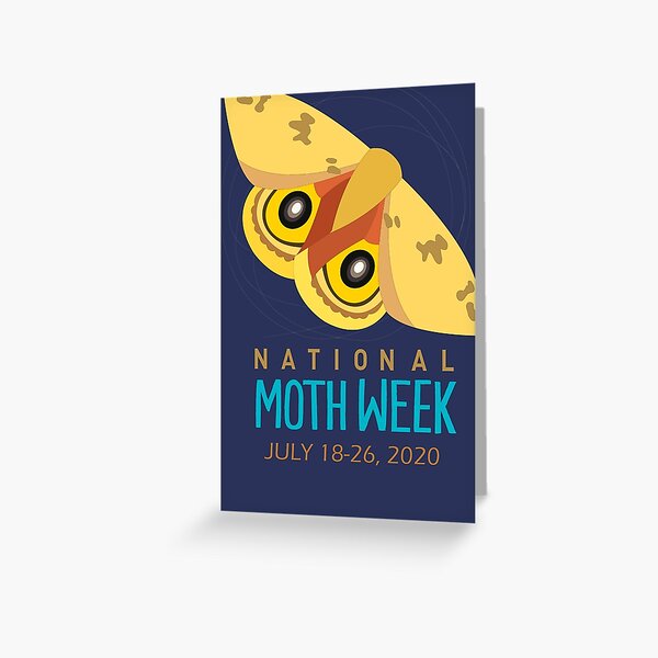 National Moth Week 2020 Greeting Card