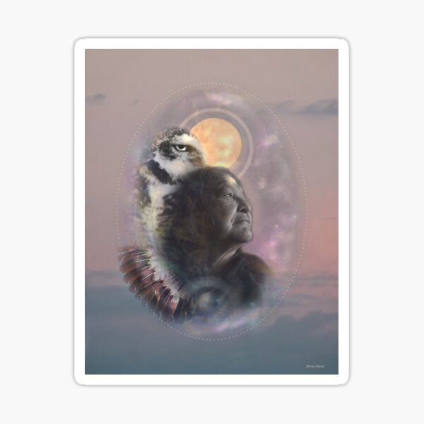 "Shaman" Sticker by MarleyArt123 | Redbubble