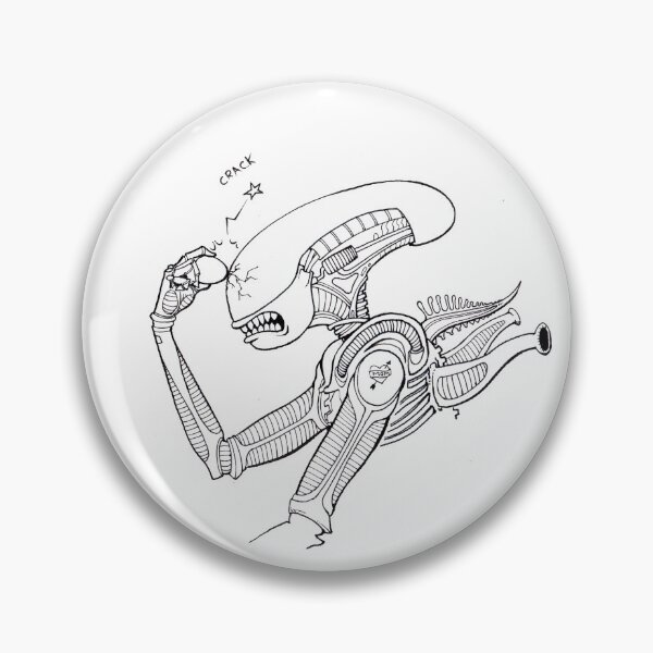 Item preview, Alien Vs Hard Boiled Egg designed and sold by kevinkosmo.
