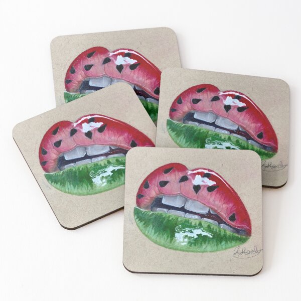 Item preview, Watermelon lips  designed and sold by Kaylahardyart.