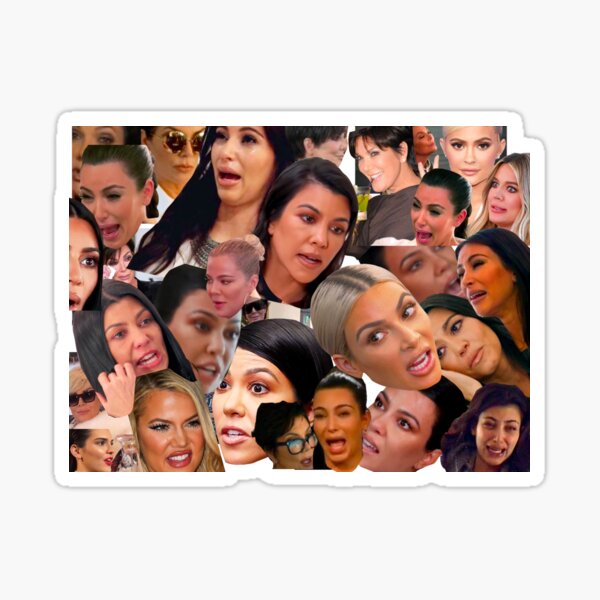 Kardashian Collage Sticker