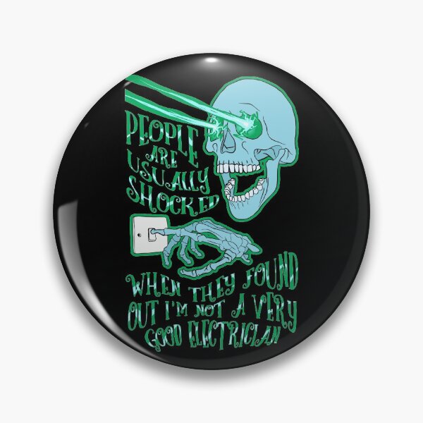 Item preview, Shocked Good Electrician Joke designed and sold by therealsadpanda.