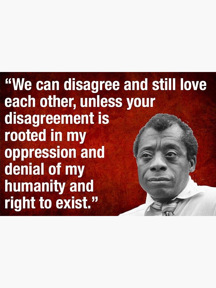 Imagen 3 de 3, Pegatina con la obra James Baldwin (1924-1987), diseñada y vendida por Rabbitt77.