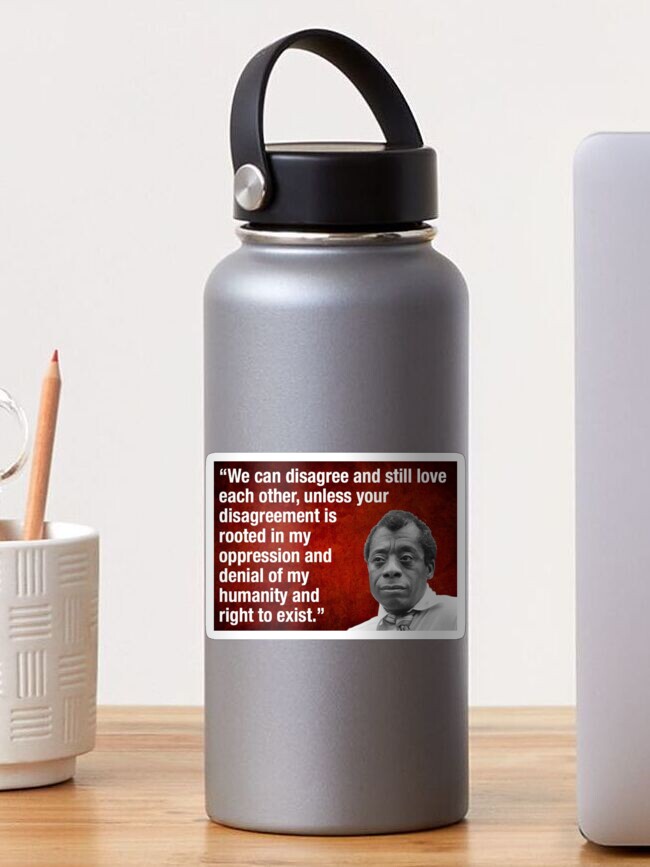 Imagen 1 de 3, Pegatina con la obra James Baldwin (1924-1987), diseñada y vendida por Rabbitt77.