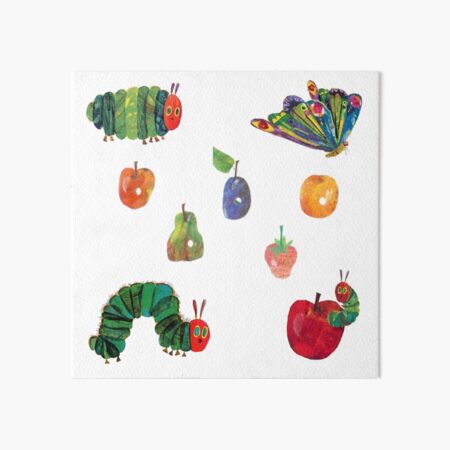 very hungry caterpillar sticker pack Art Board Print