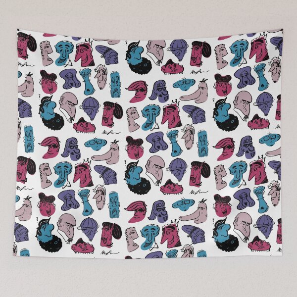 Item preview, Collage of Silly Faces designed and sold by allisonloewe.