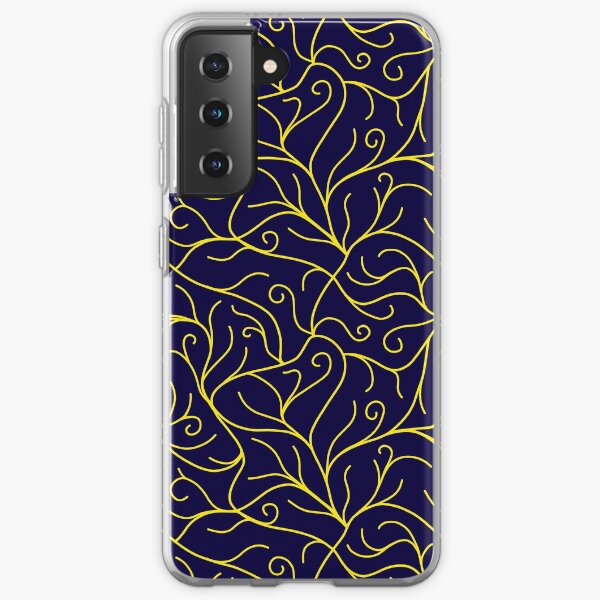 Blue Velvet, Golden Vines Samsung Galaxy Soft Case