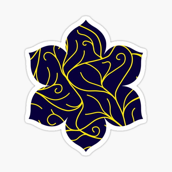 Item preview, Blue Velvet, Golden Vines designed and sold by StephOBrien.