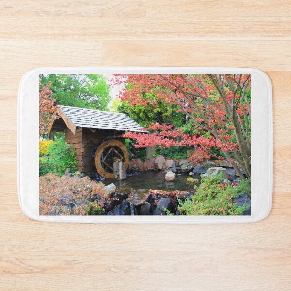 Item preview, Waterwheel among the Autumn foliage designed and sold by Kirsten Covington.