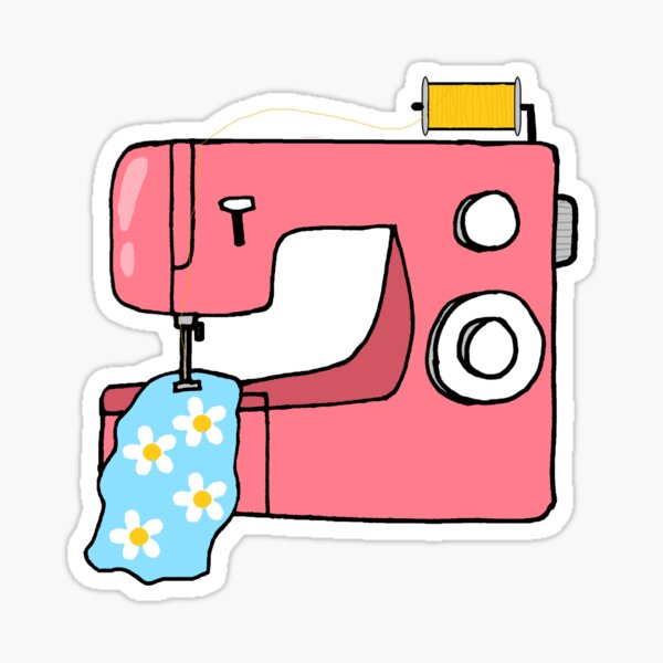 Sewing Machine Sticker, Vinyl Stickers, Laptop Decal, Sewing Gift for Her,  Cute Sticker, Small Gift Idea, Pun Sticker, Maker Sticker -  Denmark