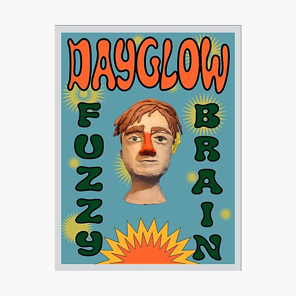 Fuzzybrain Dayglow album poster Photographic Print