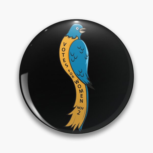 Item preview, Votes For Women Suffrage Blue Bird 100 Years Feminist Gear designed and sold by DynamicDesign.