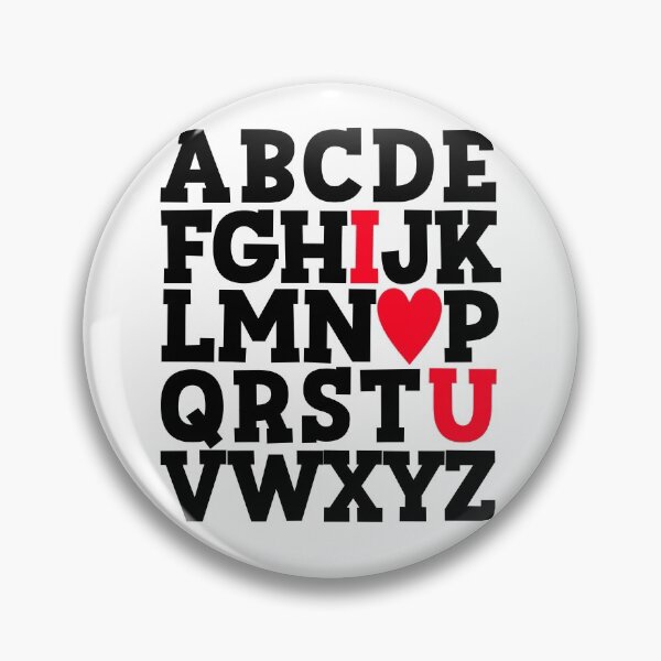 Item preview, ABC's I Love U Cute I Love You Alphabet Student Teacher Gear designed and sold by DynamicDesign.