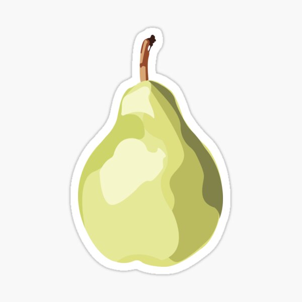 Pear Sticker By Meghanashenoy Redbubble 