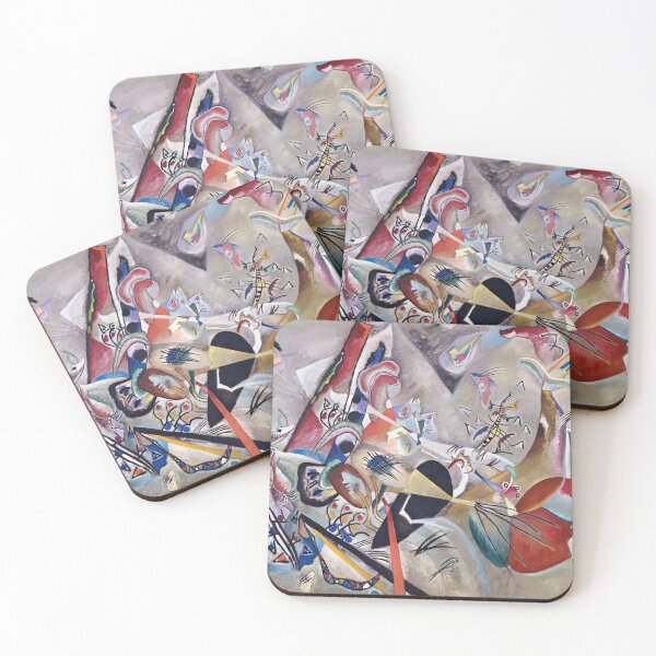 Item preview, In Grey Wassily Kandinsky Modern Abstract Artwork designed and sold by madeinatlantis.
