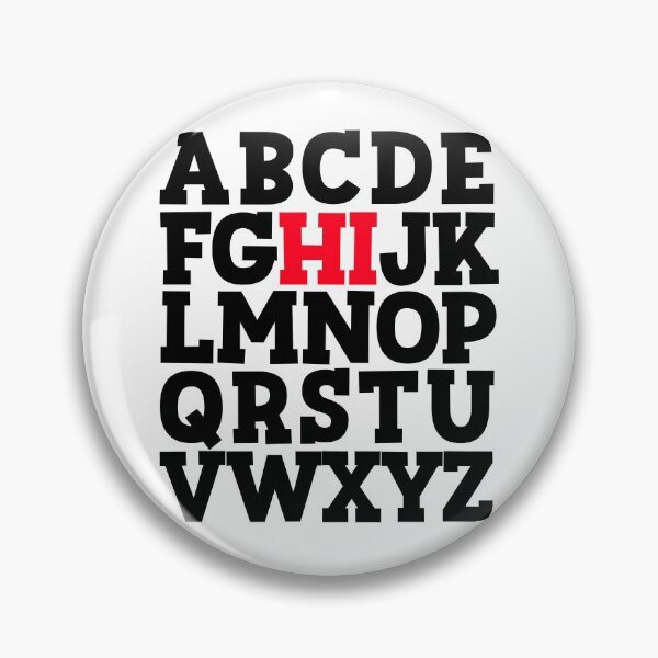 Item preview, ABC's HI Funny Hello Alphabet Student Teacher Greeting Gear designed and sold by DynamicDesign.
