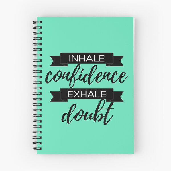 Item preview, Inhale confidence exhale doubt - Motivational quote designed and sold by KarolinaPaz.