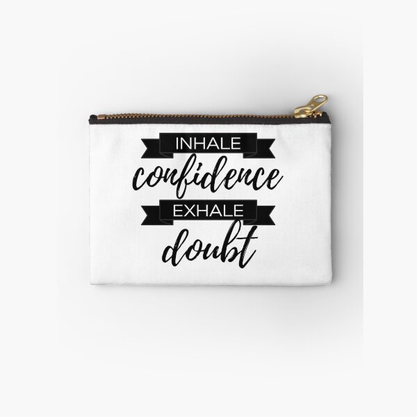 Item preview, Inhale confidence exhale doubt - Motivational quote designed and sold by KarolinaPaz.