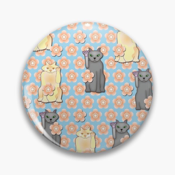 Item preview, Lucky Cats with Cherry Blossoms designed and sold by MikeAdamsArtist.
