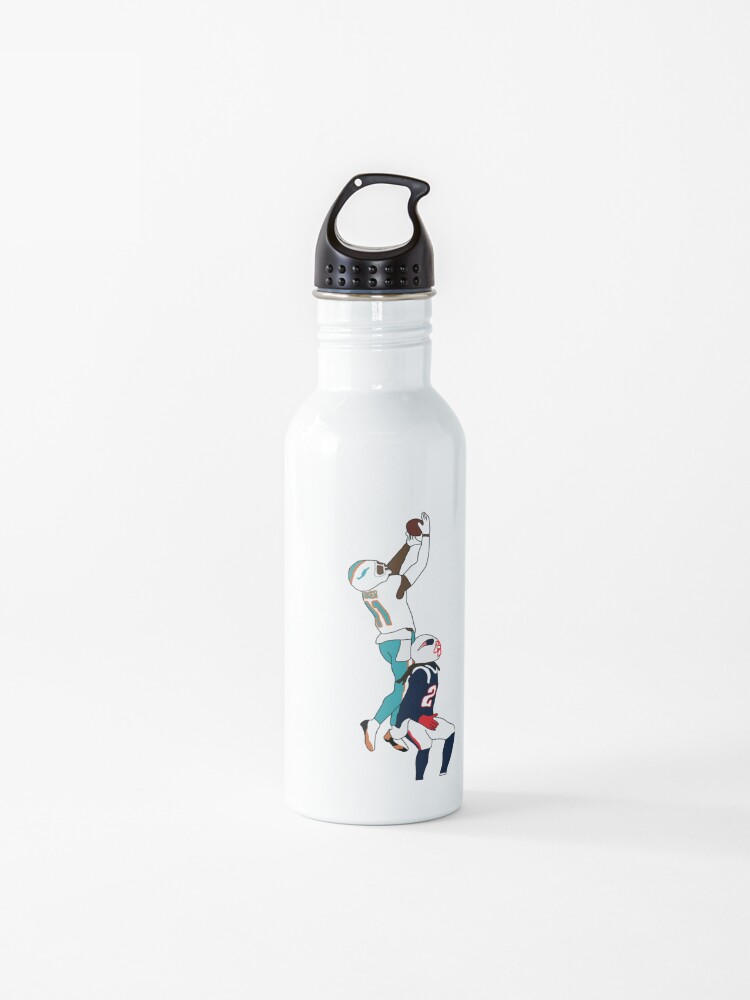 Miami Dolphins DeVante Parker Catch Over Stephon Gilmore Water Bottle for  Sale by phinsup