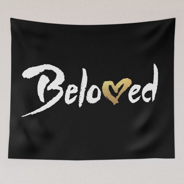 Item preview, Beloved - Black, White & Gold designed and sold by fuzzyleaf.