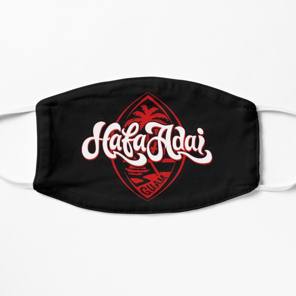 Hafa Adai Guam Seal Flat Mask