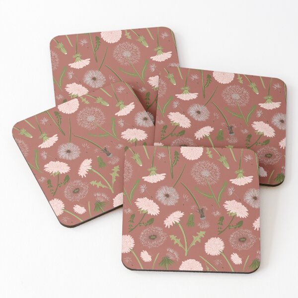 Item preview, Pink & Rust Dandelions designed and sold by StudioPosies.
