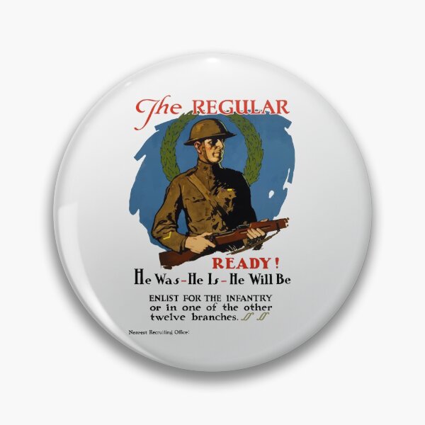 Item preview, Enlist For The Infantry -- WWI designed and sold by warishellstore.