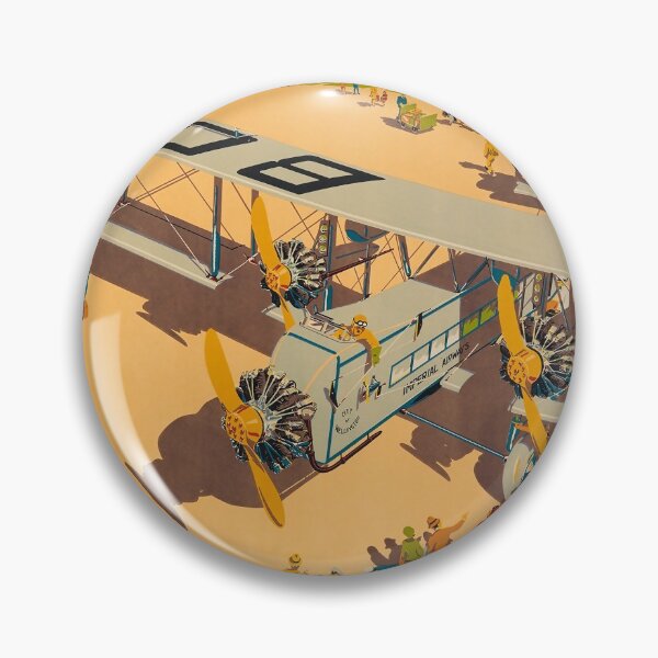 Item preview, Imperial Airways vintage travel poster designed and sold by stickart-marek.