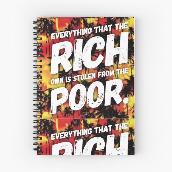 Item preview, Everything that the Rich own, is stolen from the Poor. designed and sold by Rabbitt77.