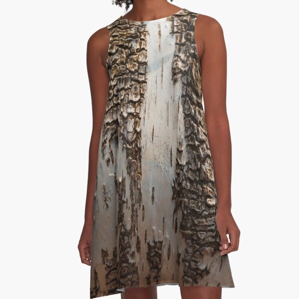 Birch Gradient Texture A-Line Dress