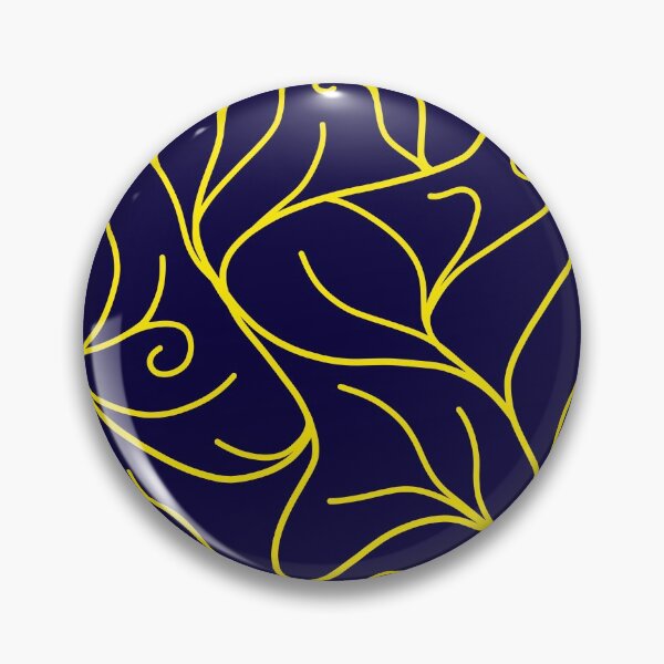 Blue Velvet, Golden Vines Pin