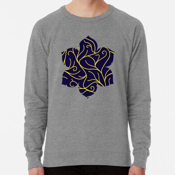 Blue Velvet, Golden Vines Lightweight Sweatshirt