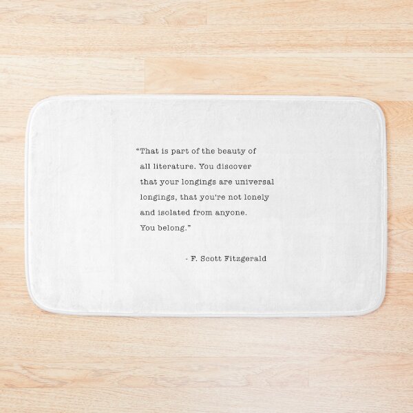 Item preview, The beauty of all literature F Scott Fitzgerald designed and sold by corbrand.
