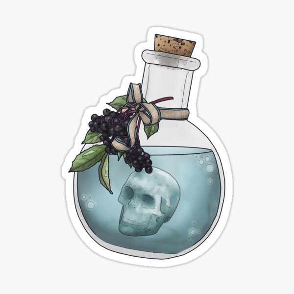 Item preview, Potion of Demise - Fantasy Potion Bottle designed and sold by Kiel Chenier + Cassidy June Art.