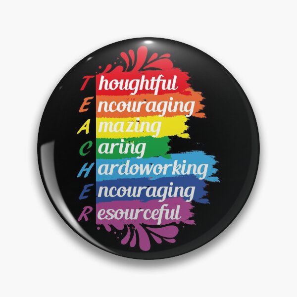 Item preview, TEACHER RAINBOW QUOTE, motivational words for teachers designed and sold by ismagarri.