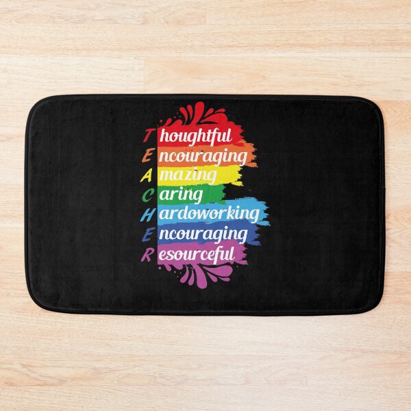 Item preview, TEACHER RAINBOW QUOTE, motivational words for teachers designed and sold by ismagarri.
