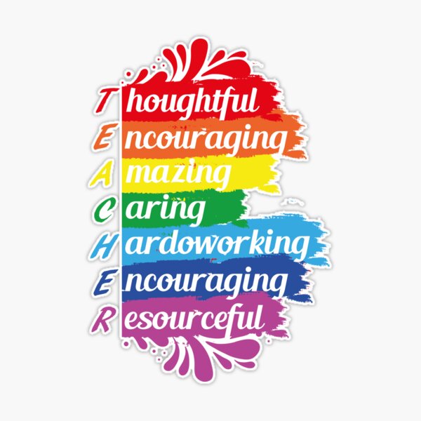 Rainbow Smiley Face Stickers - 1050 Count Teacher Motivational Stickers