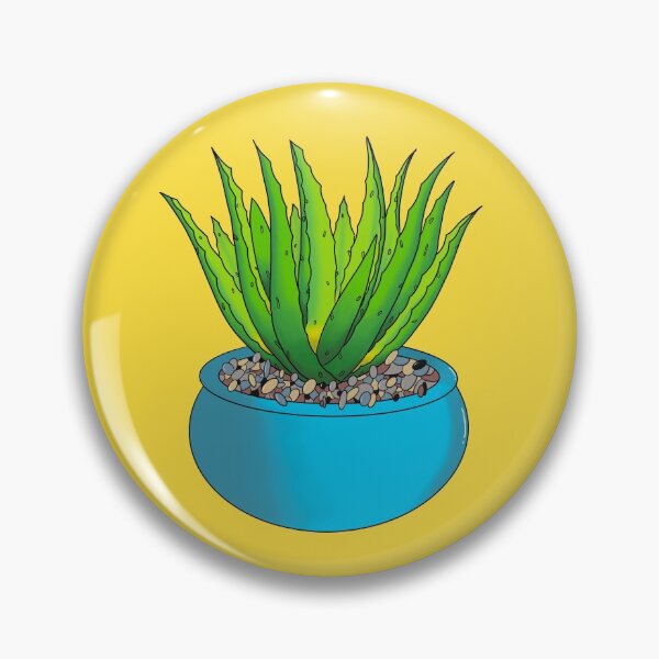 Item preview, Blue Potted Aloe Plant designed and sold by AloeThere.