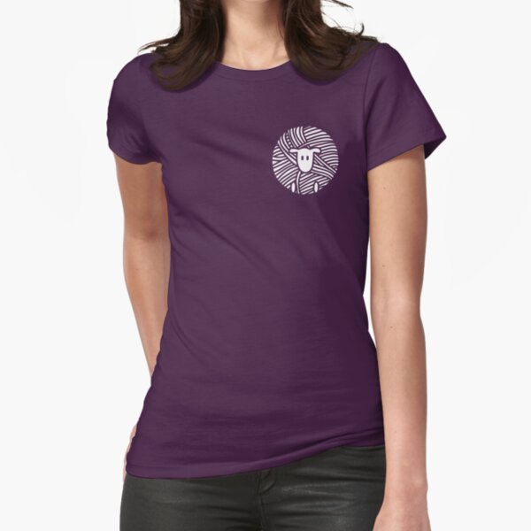 Yarn Ball Sheep Fitted T-Shirt