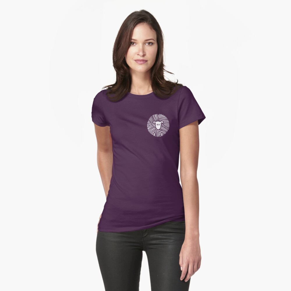 Yarn Ball Sheep Fitted T-Shirt