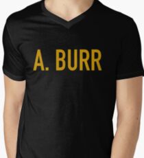 Ihr gehorsamer Diener, A. Burr T-Shirt mit V-Ausschnitt für Männer