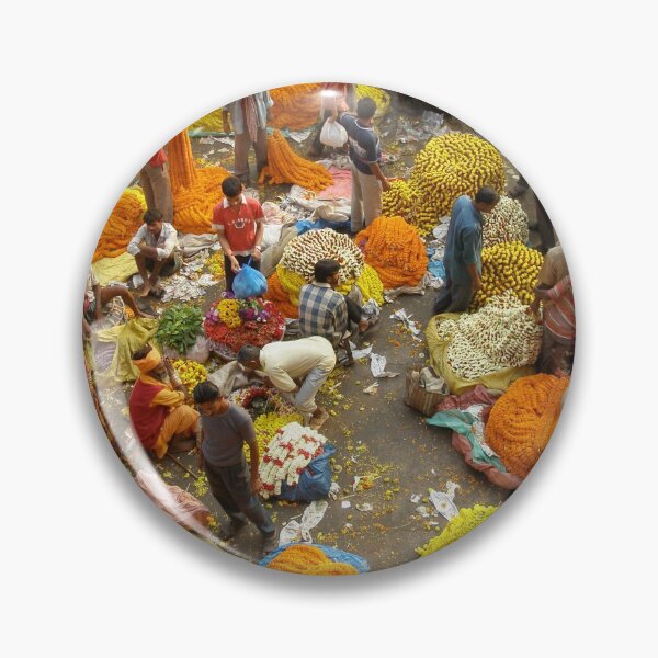 Item preview, Calcutta flower market designed and sold by GerryS.