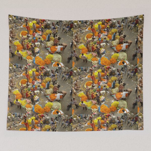 Item preview, Calcutta flower market designed and sold by GerryS.