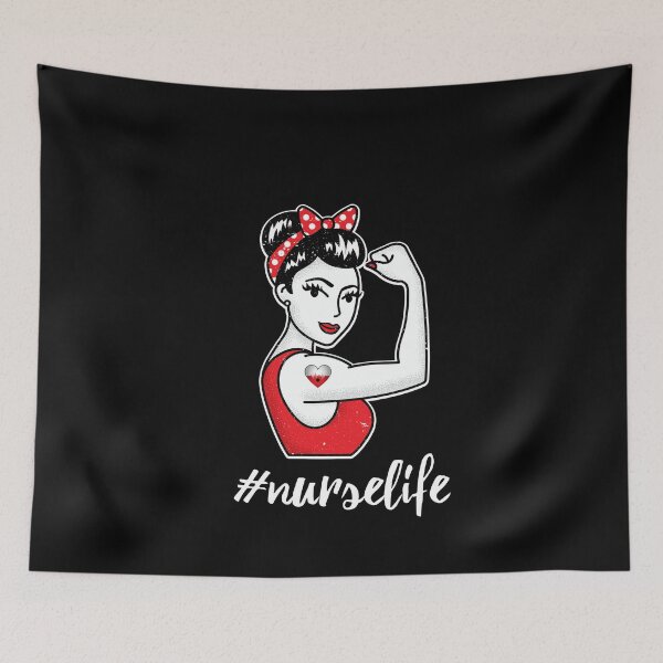 Item preview, Strong Nurse Life Gift designed and sold by Laurelbdesigns.